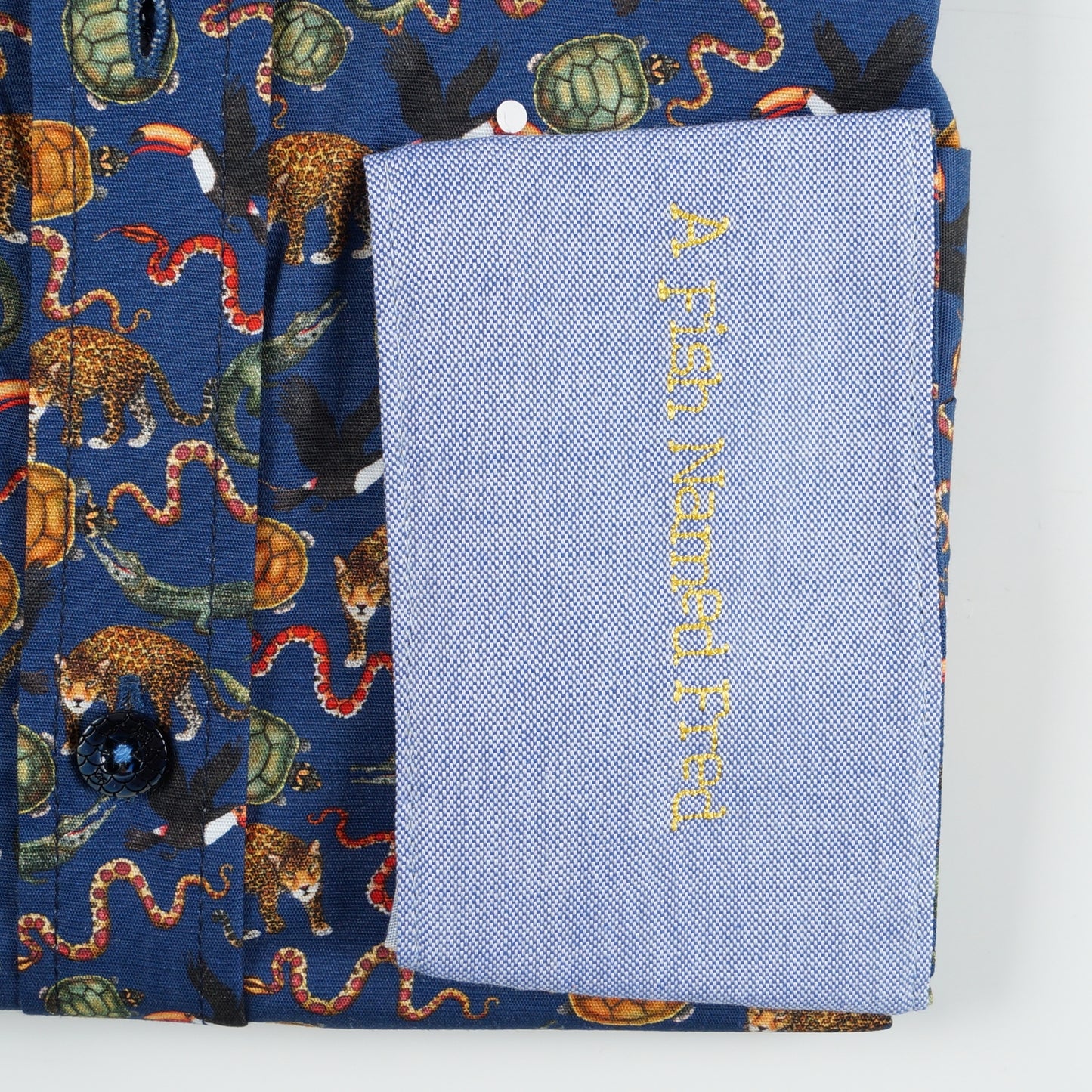 - Amazon Animals Shirt - Cobalt