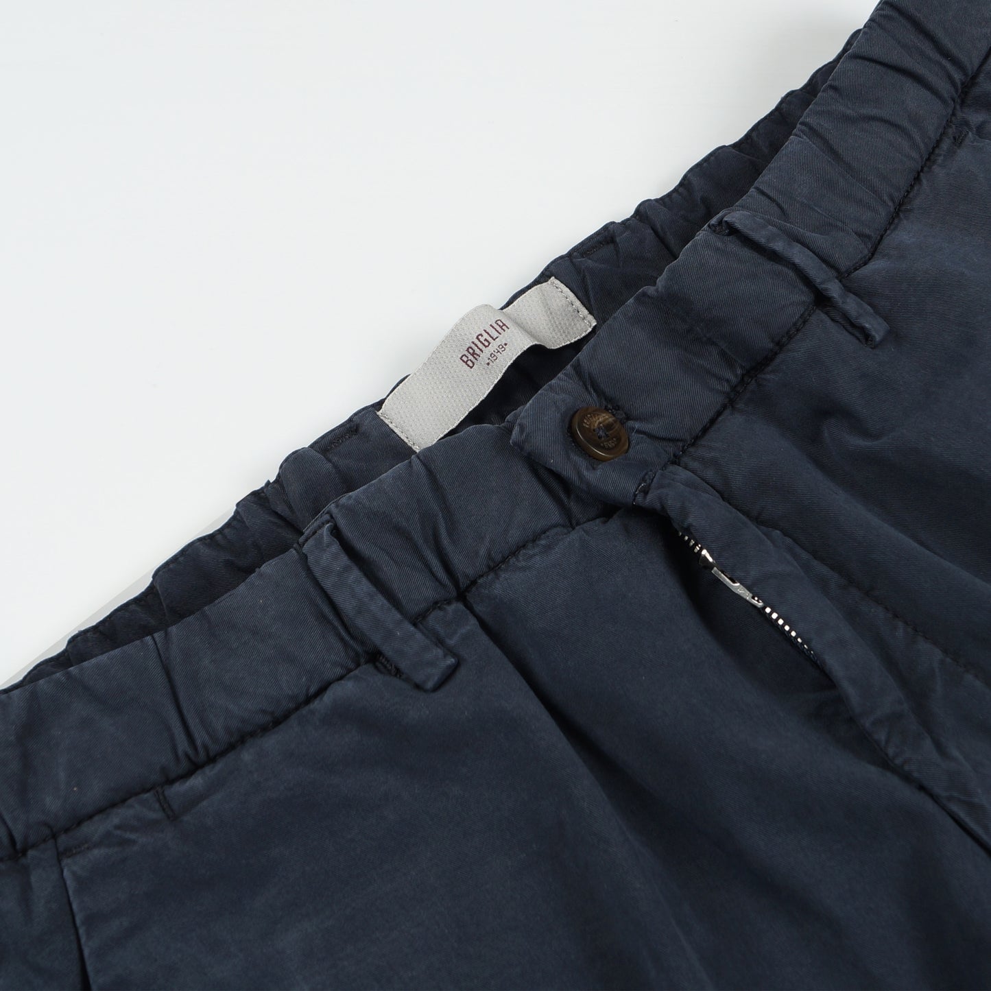 - Cropped Stretch Chino - Navy