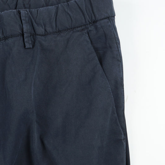 - Cropped Stretch Chino - Navy