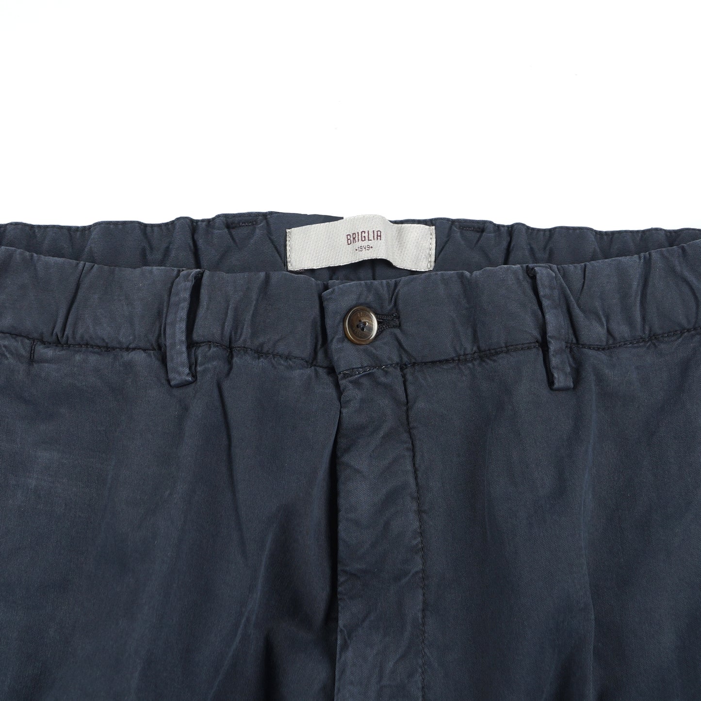 - Cropped Stretch Chino - Navy