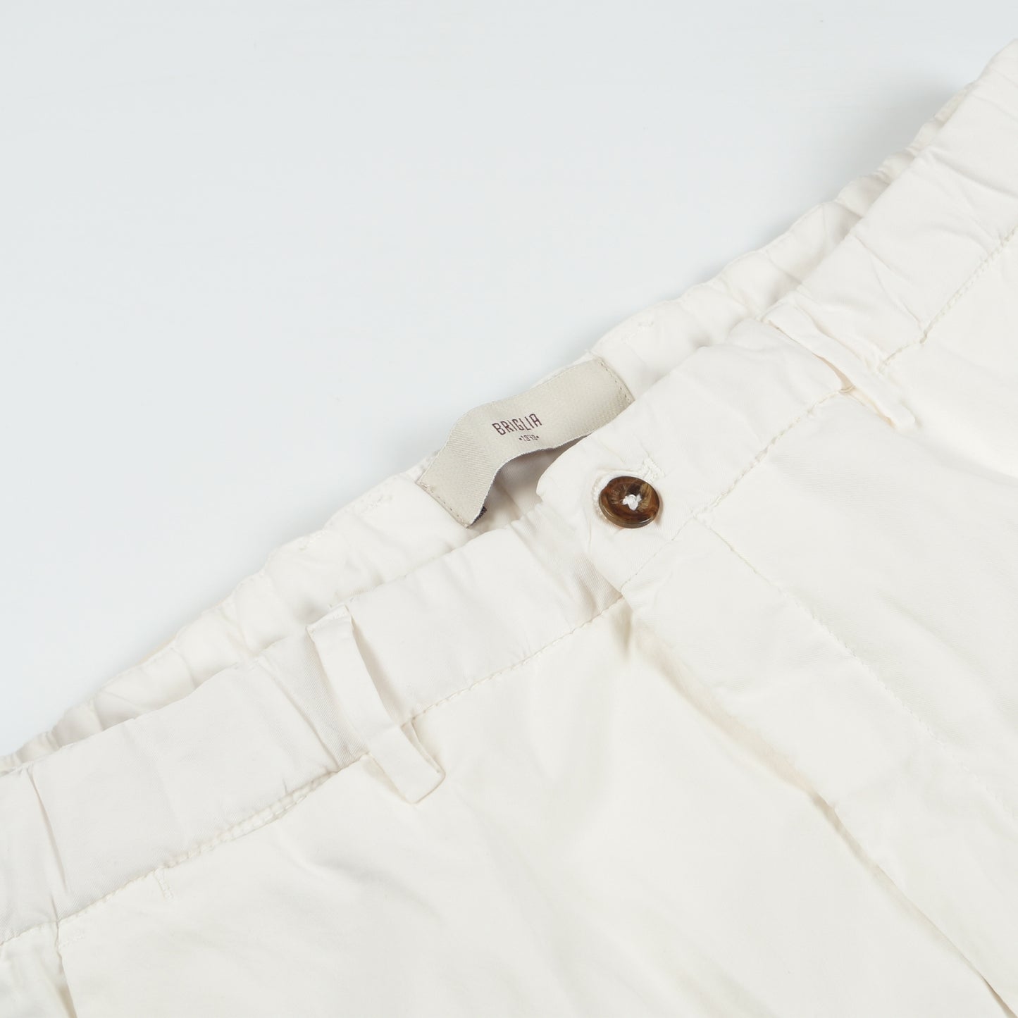 - Cropped Stretch Chino - Off-White