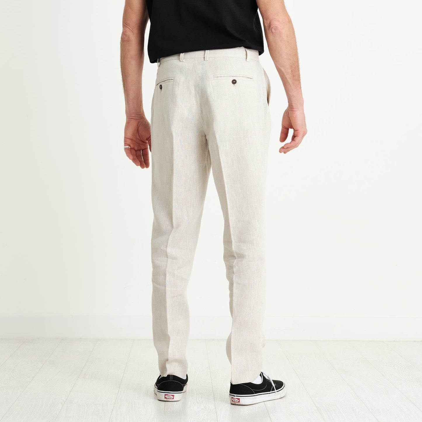 - Alp Smart Linen Trouser - Natural