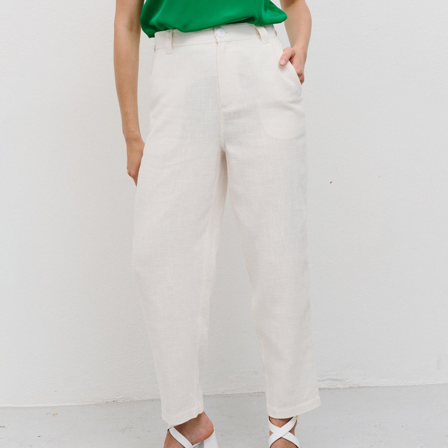 - Yao Trousers - Ecru