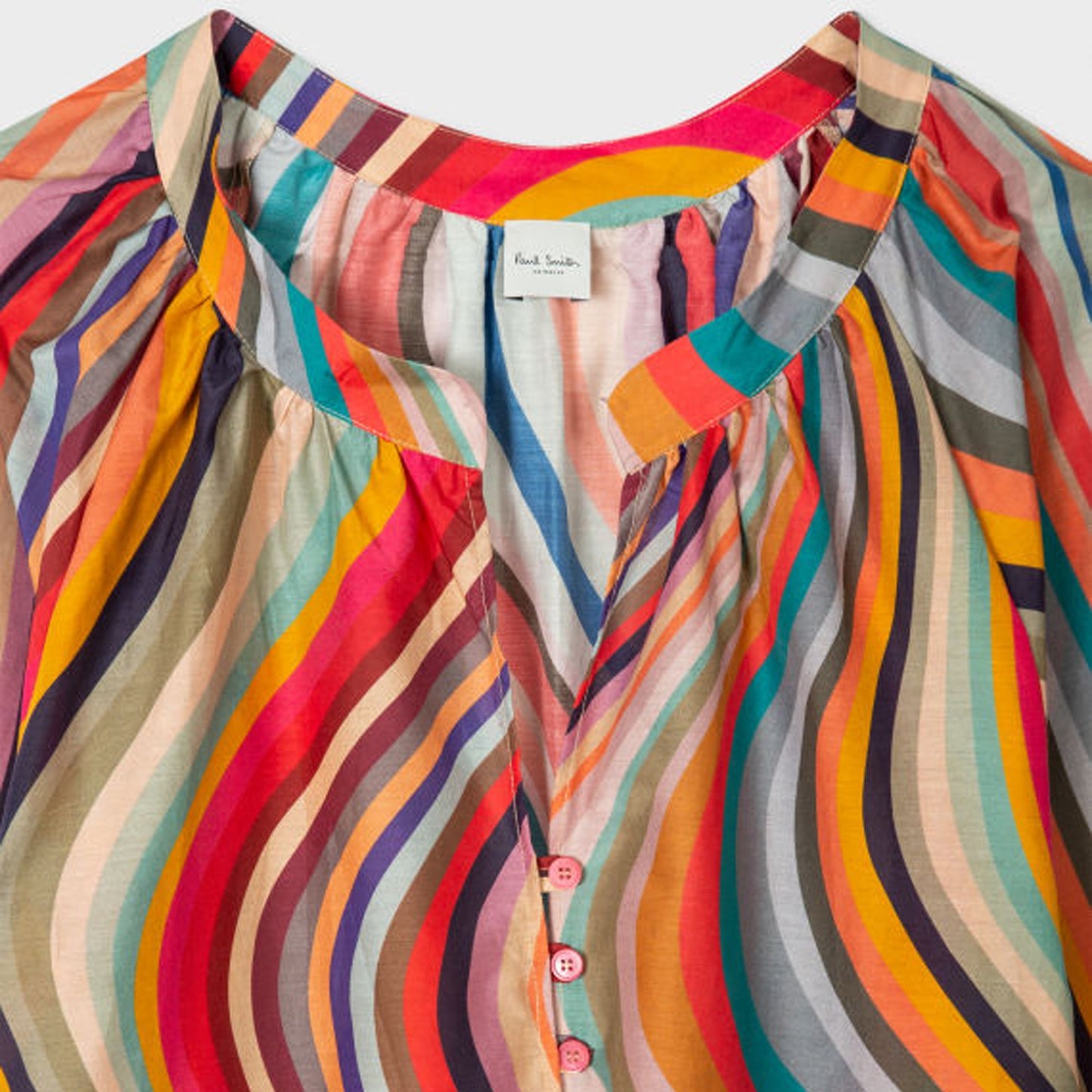 - Swirl Silk Cotton Tunic - Swirl