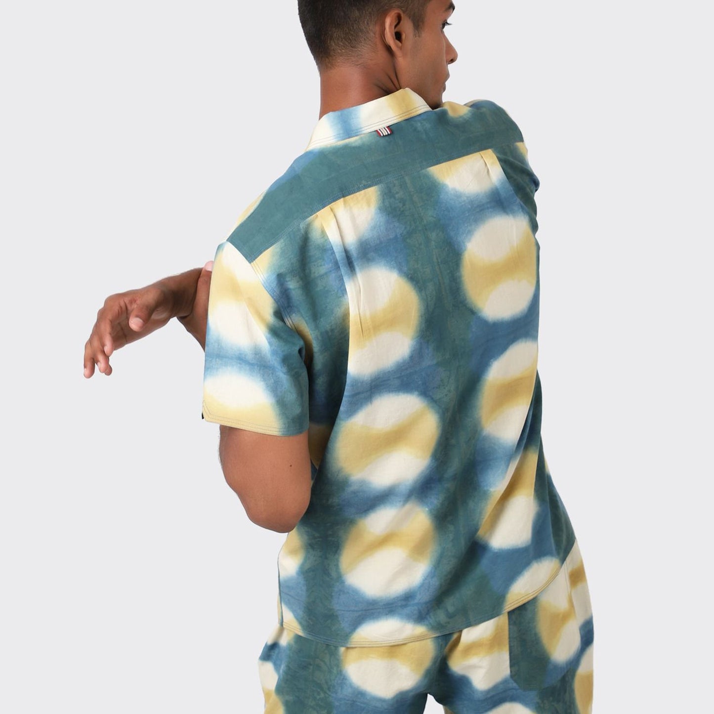 - Chintan Ajrakh Print SS Shirt - Multi