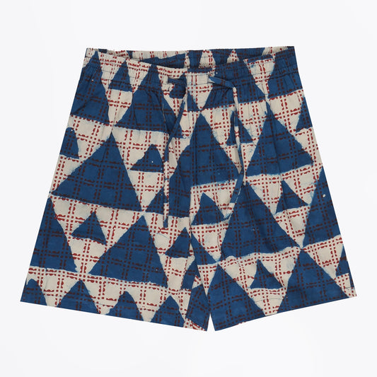 - Alghero Block Beach Short - Block Print 86