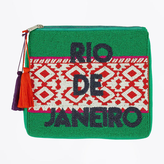 - Elda Green Rio de Janeiro Clutch - Green