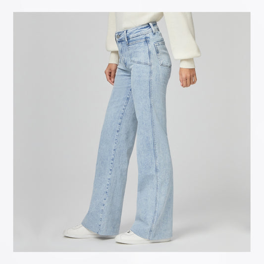 - Leenah 32inch Angled Patch Pocket - Denim