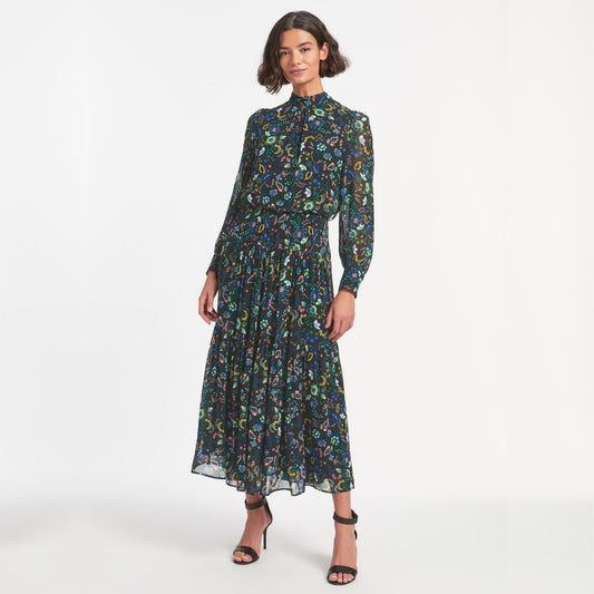 - Lorni - Floral Printed Maxi Dress - Multi