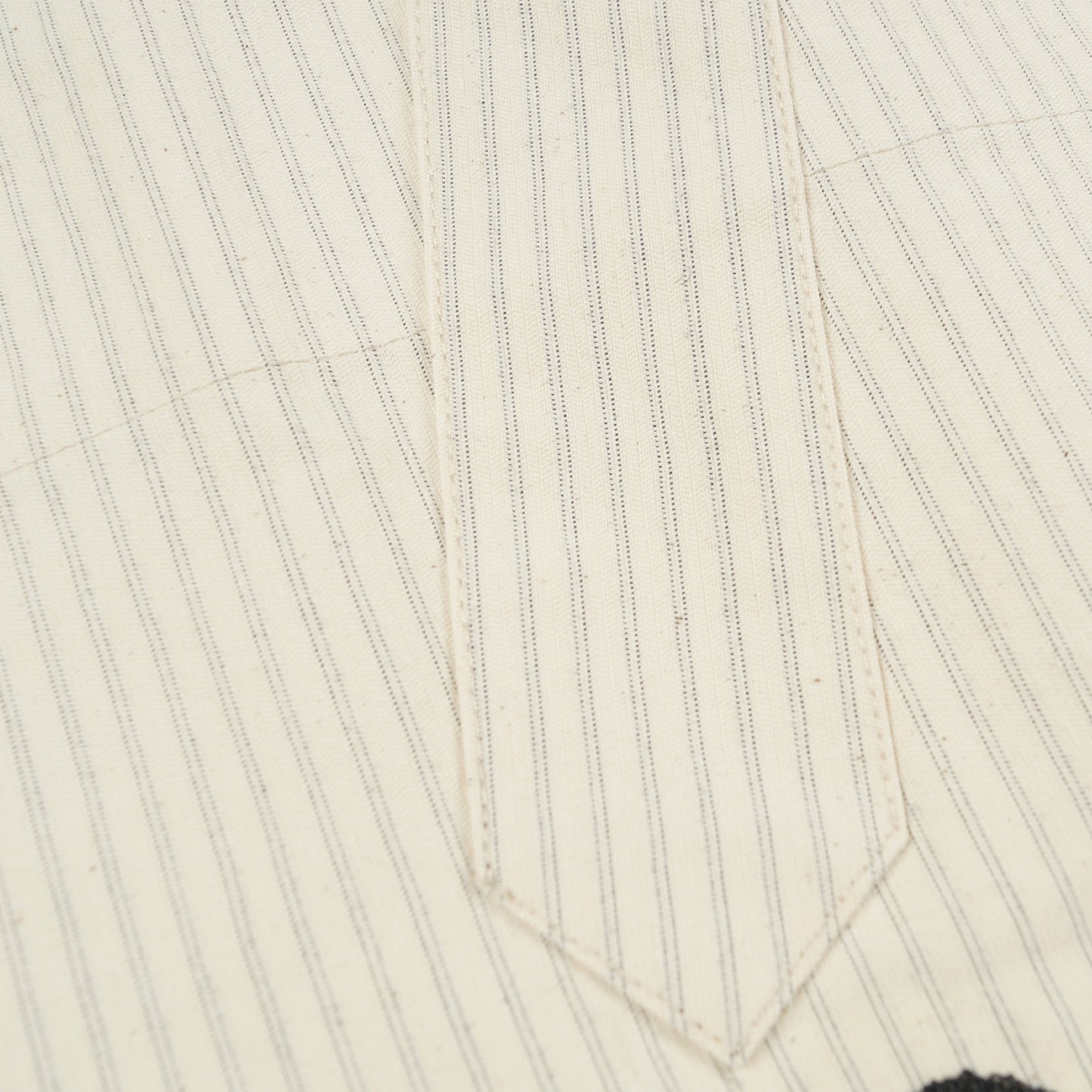 - Stripe Tote Bag - Beige