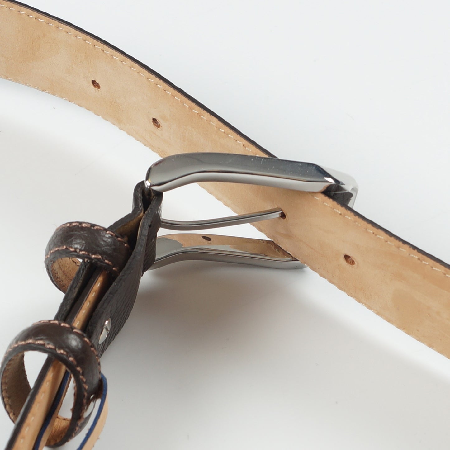 Johnson 40MM Mottled Textured Belt - Brown