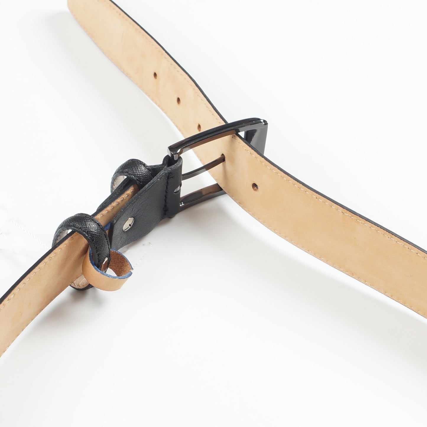 - Johnson 40MM Mottled Textured Belt - Black