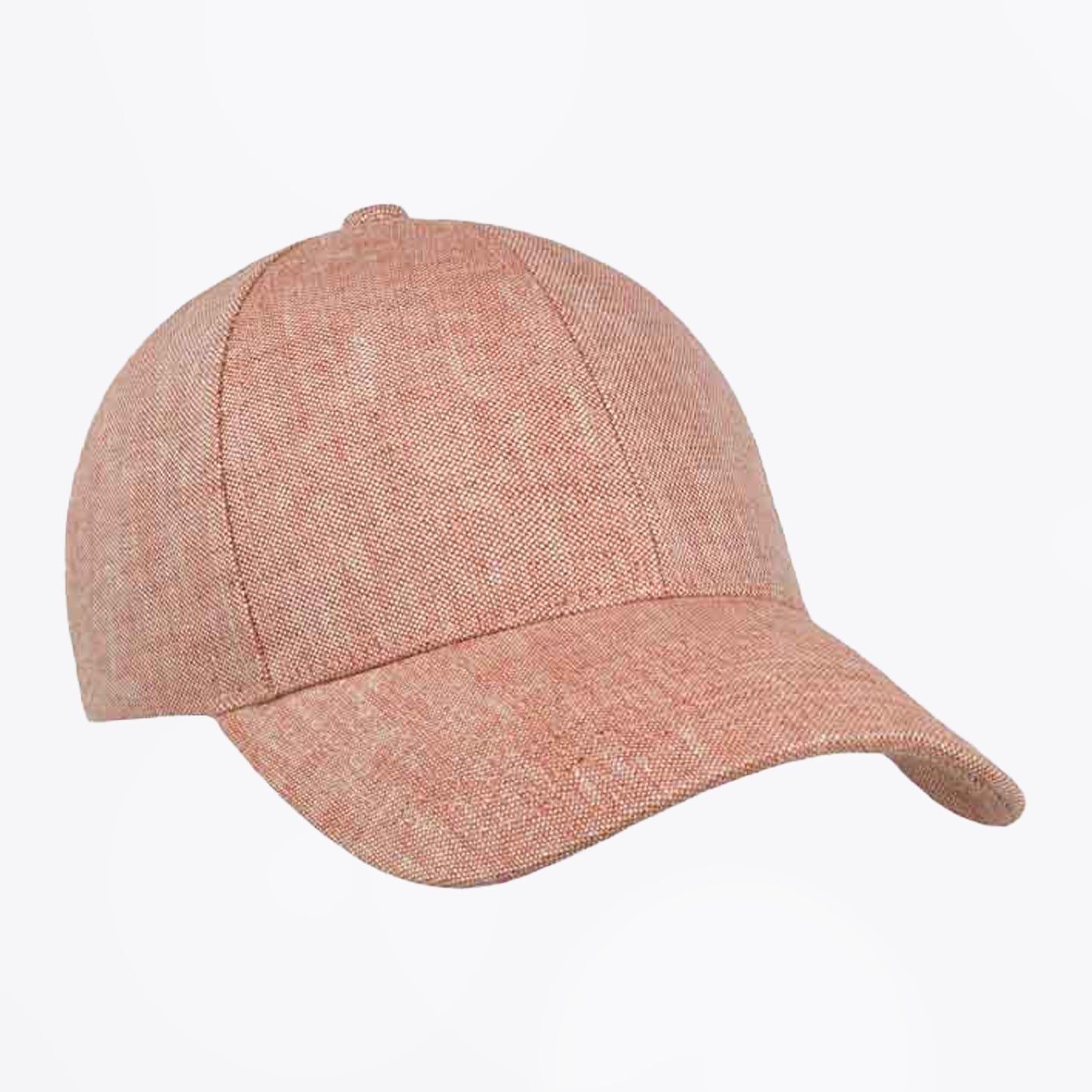 - Pale Rust Linen Cap -