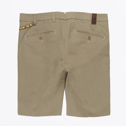 - Pegasus Slim Fit Chino Shorts - Beige