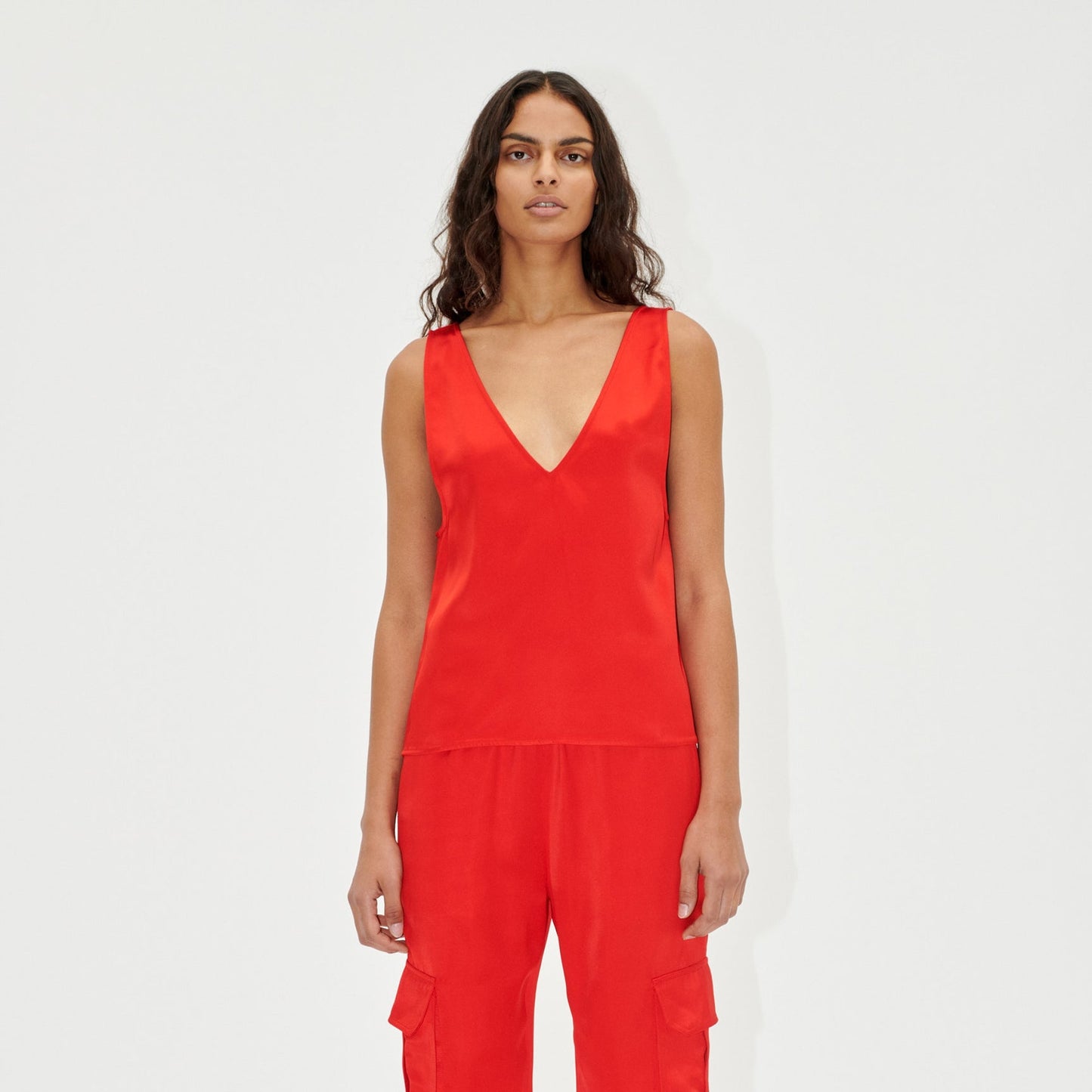 - Elanor Top - Fiery Red
