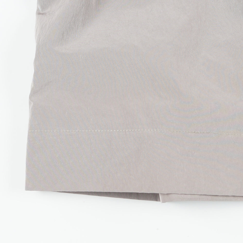 - Nylon Mix Coat - Taupe