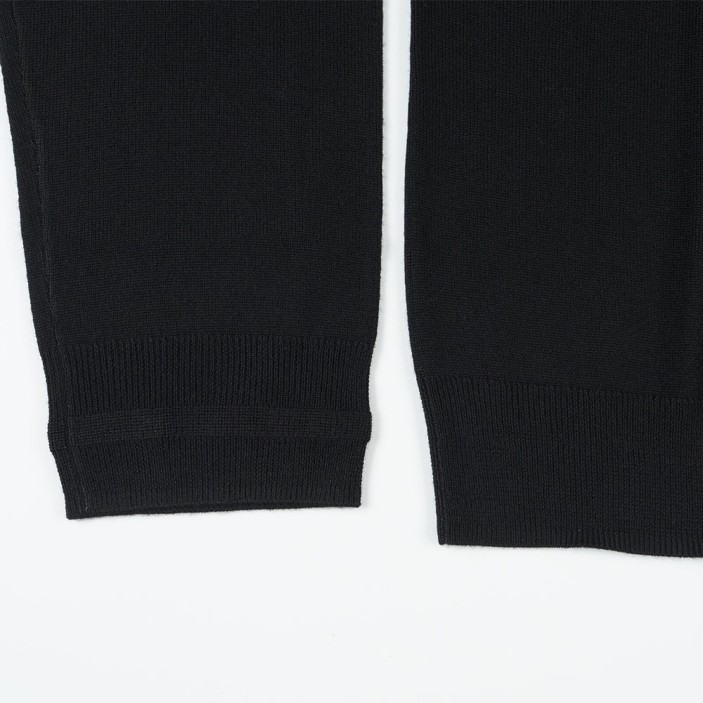 - Polo Neck Sweater - Black