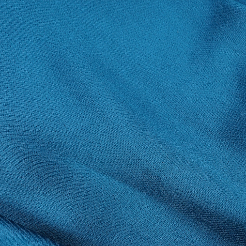 - Viscose Dress W/Knot - Ceruleo