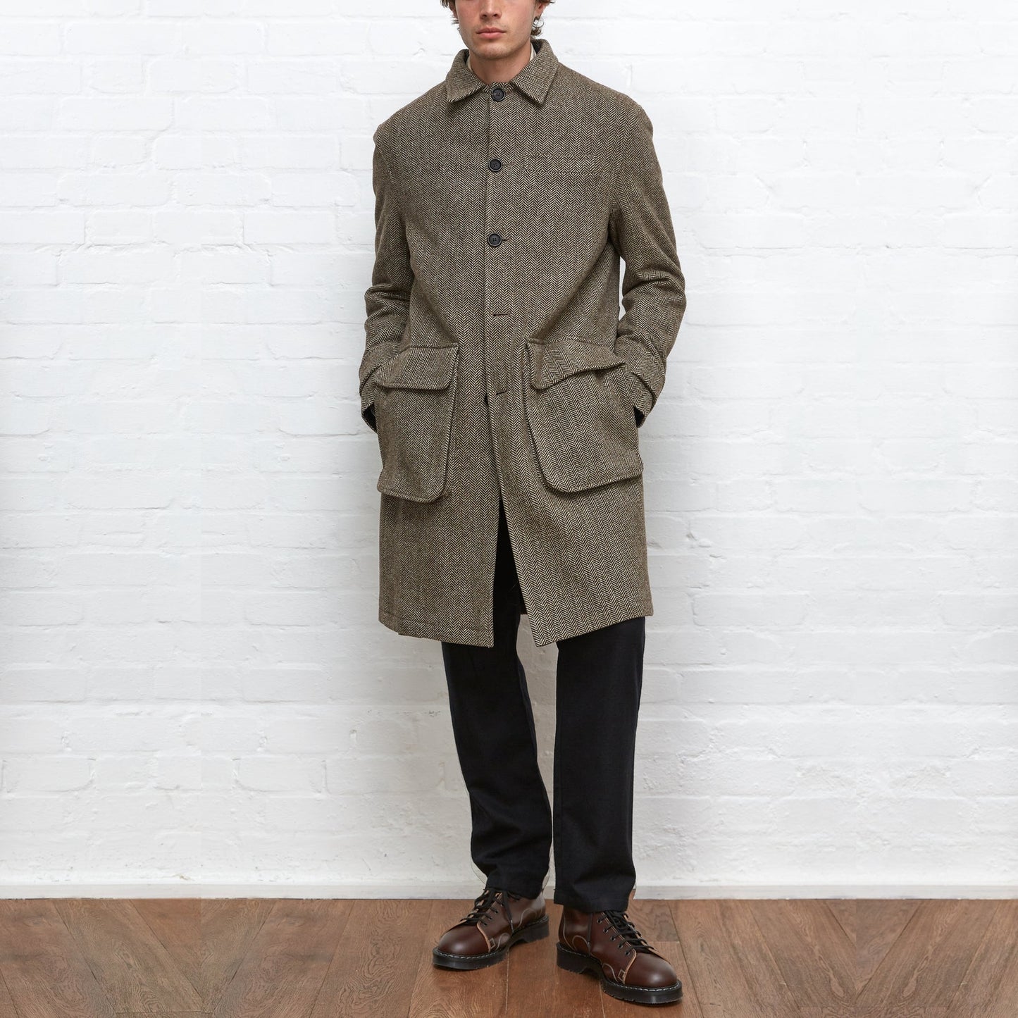 - Whittaker Grandpa Coat -  Beige