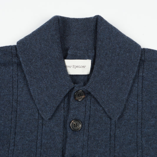 - Pablo Knitted Polo - Olsen Navy