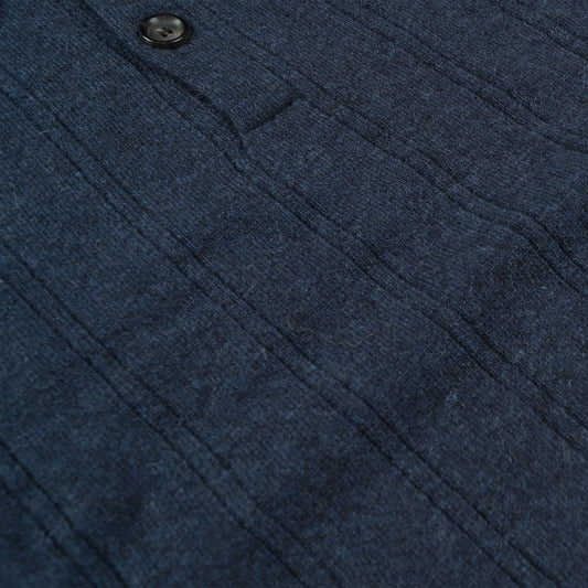 - Pablo Knitted Polo - Olsen Navy