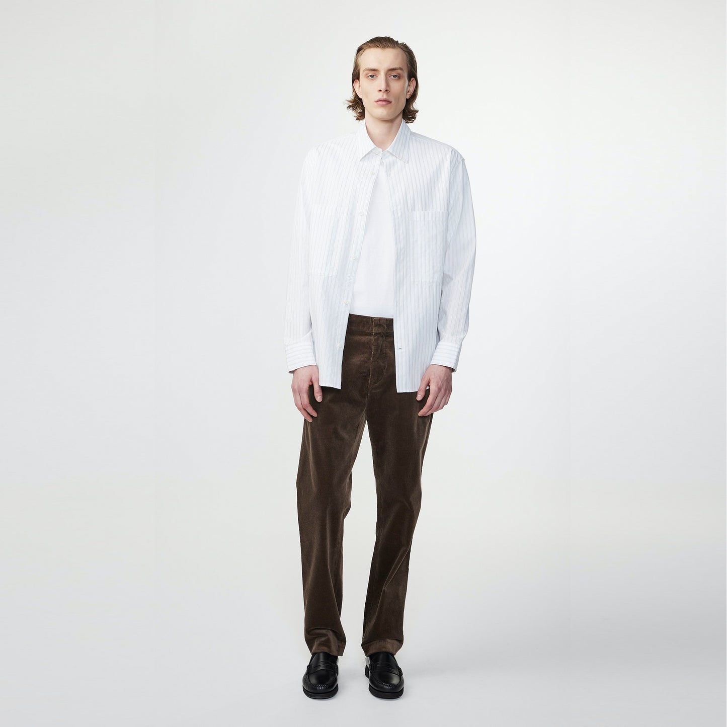 Freddy Striped Shirt - White Stripe