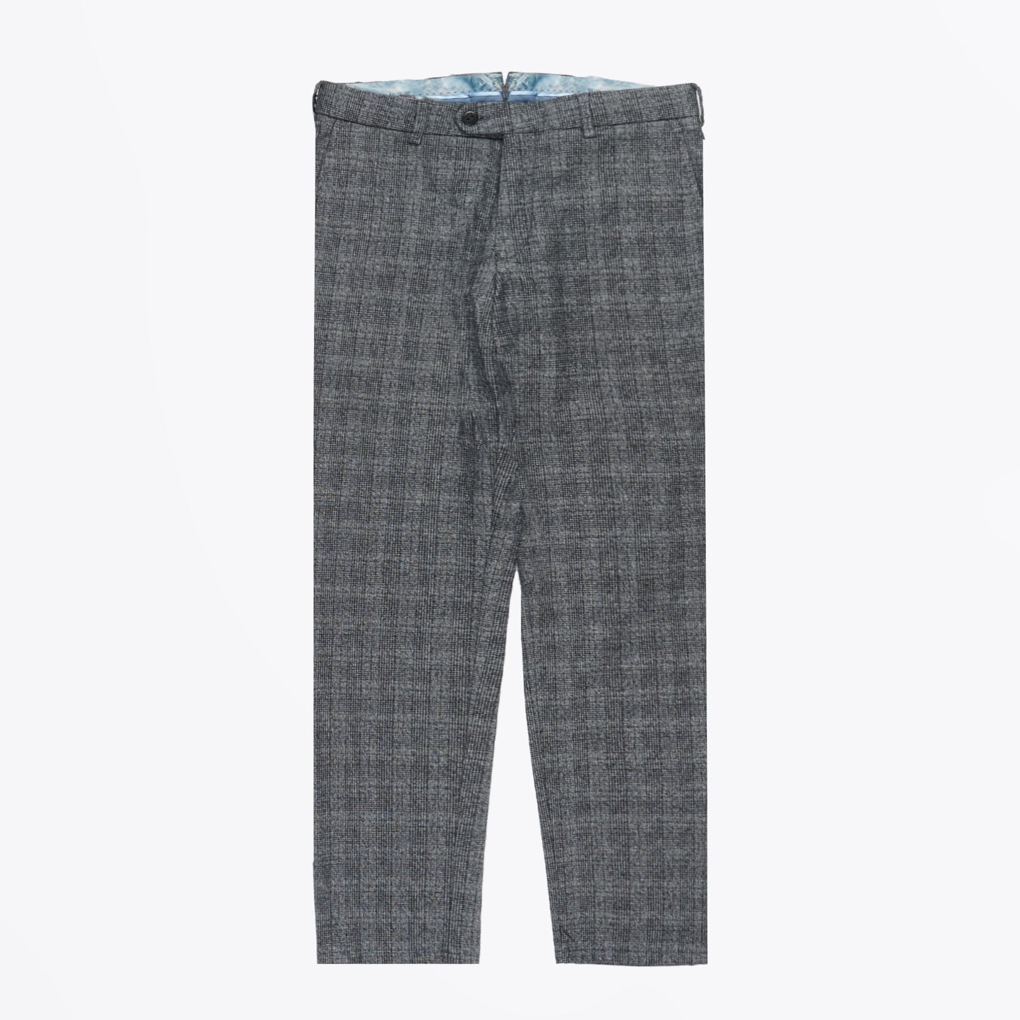- Lupus Grey Check Chino - Grey
