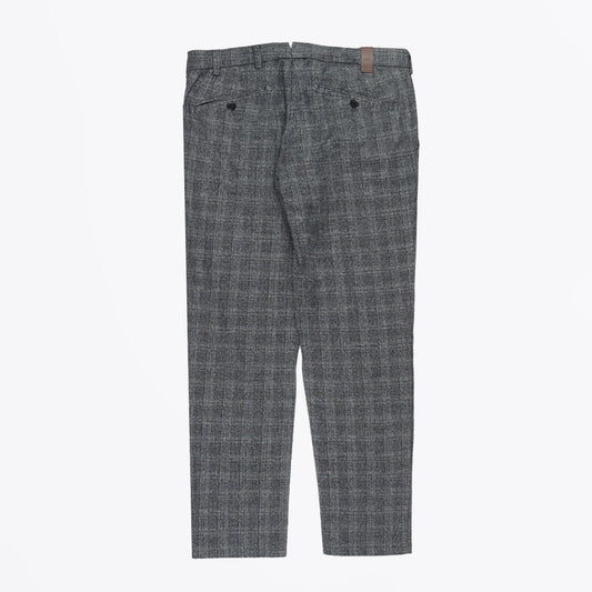 - Lupus Grey Check Chino - Grey