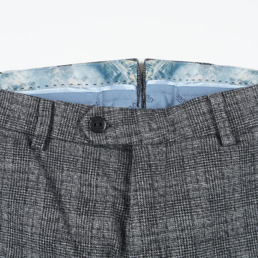 - Lupus Grey Check Chino - Grey