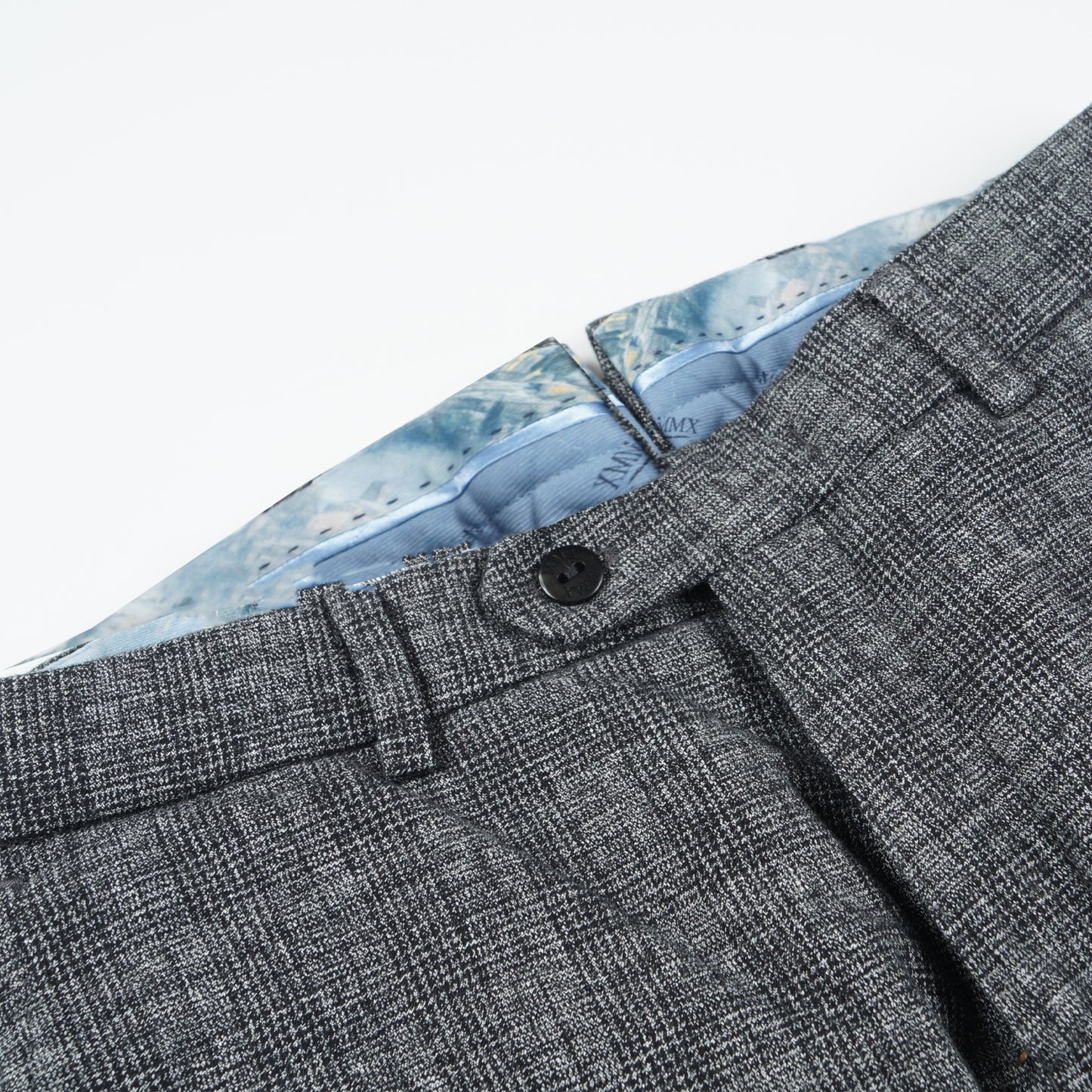 - Lupus Grey Check Chino - Grey