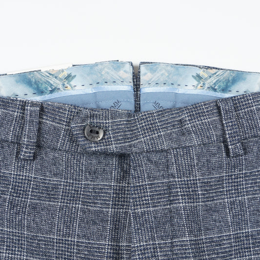 - Lupus Navy Check Chino - Navy