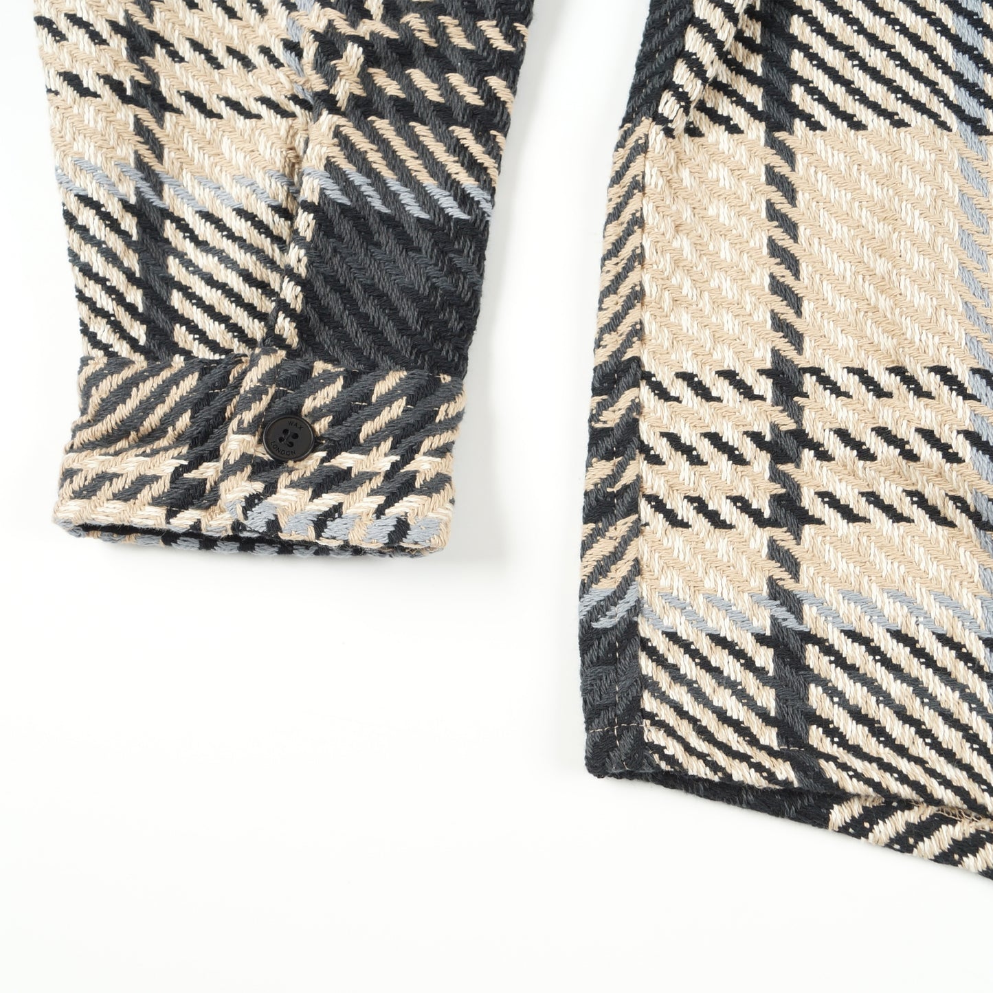 - Whiting Overshirt Check - Black/Ecru