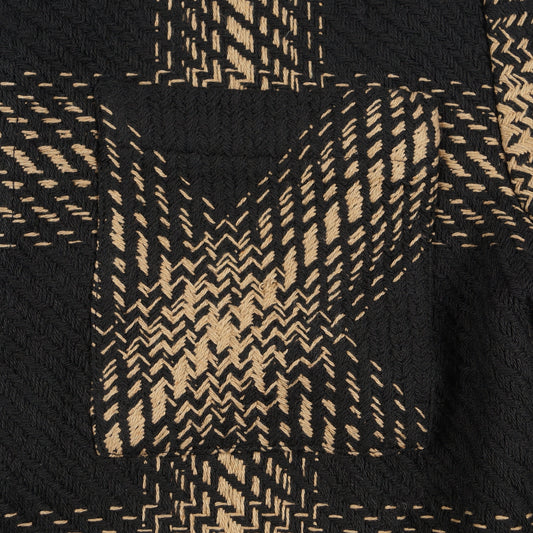 - Whiting Overshirt Zap Check - BlacK/Biege