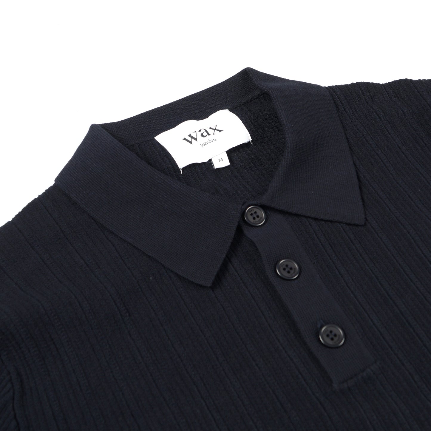 - Oban Polo Vertical Knit - Navy