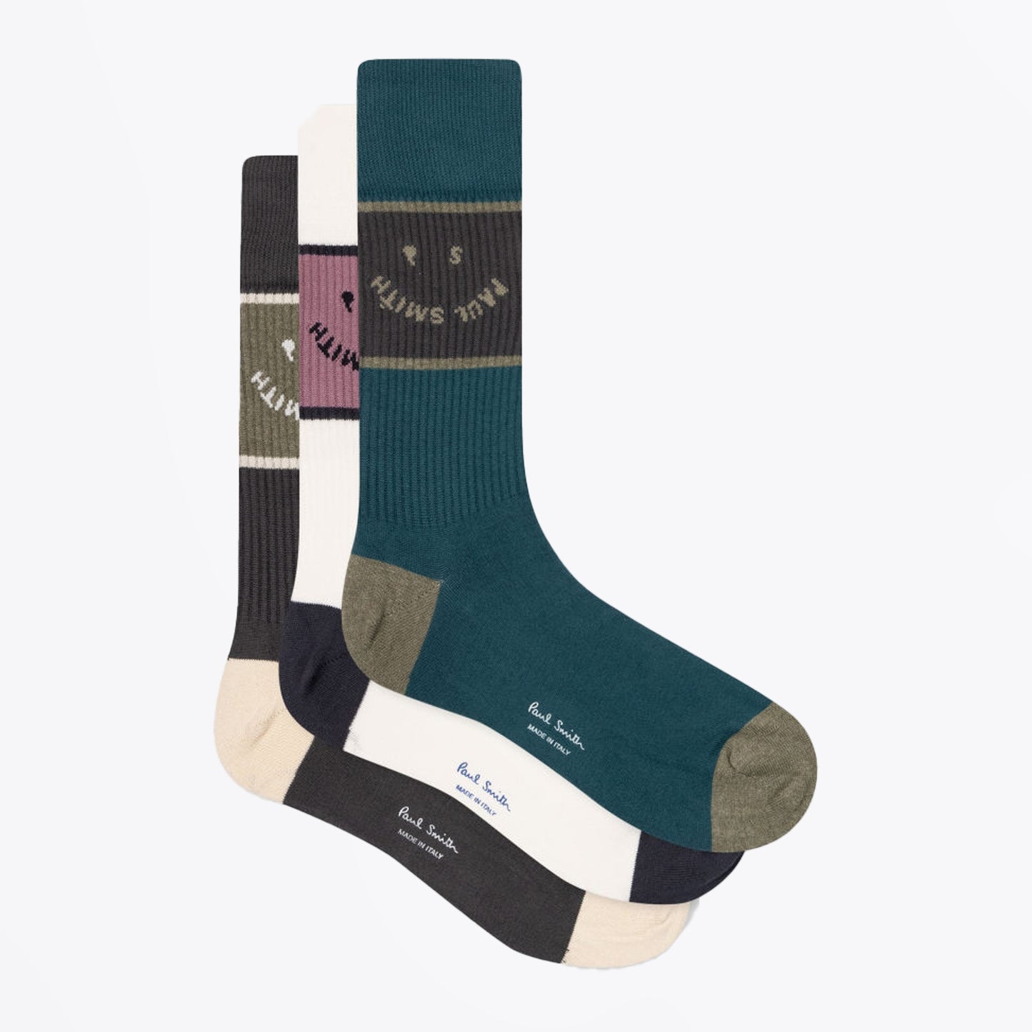 - SOCKS 3 PACK PS HAPPY - Multi