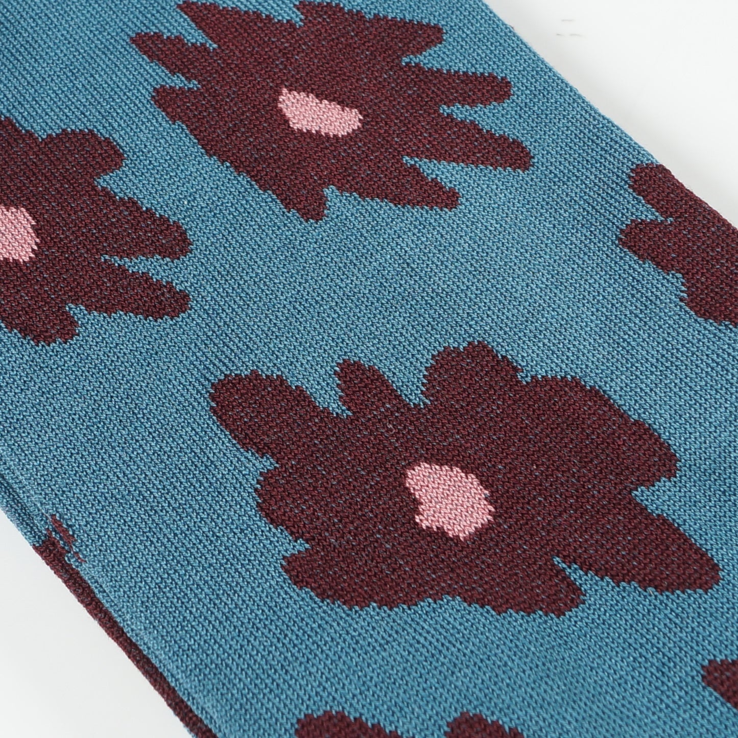 Floral Sock - Petrol