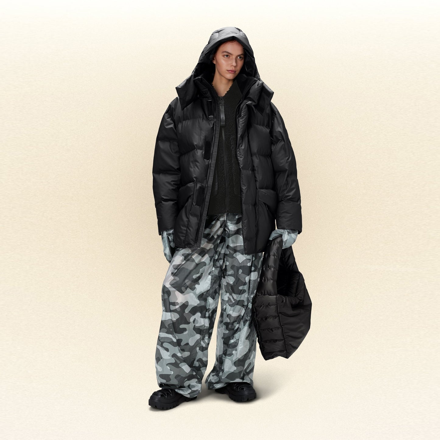 - Harbin Puffer Jacket - Black