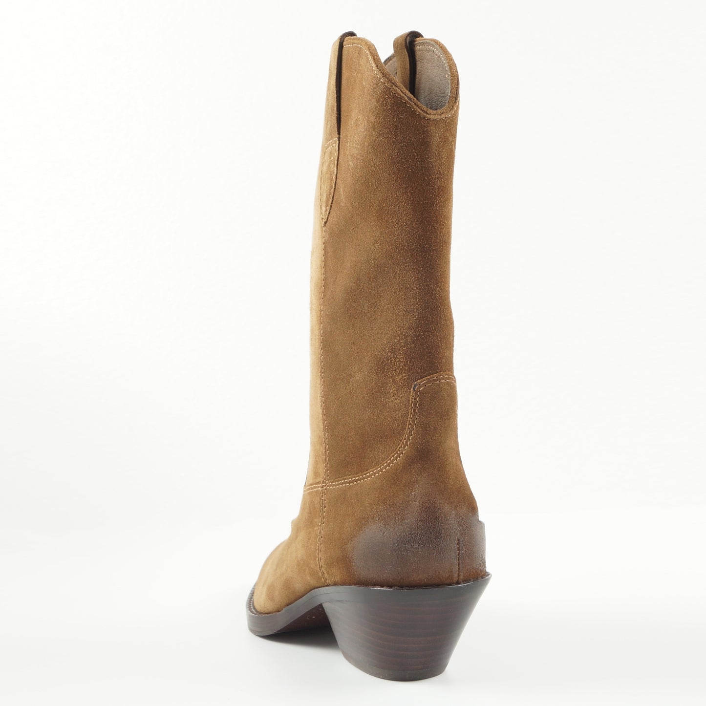 - Dalton Suede Velours Boots - Russet