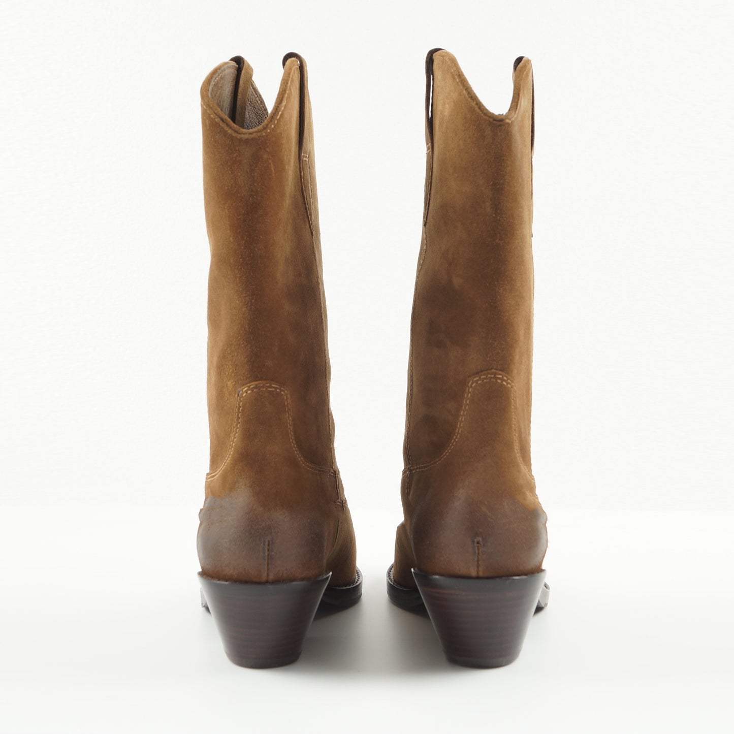 - Dalton Suede Velours Boots - Russet