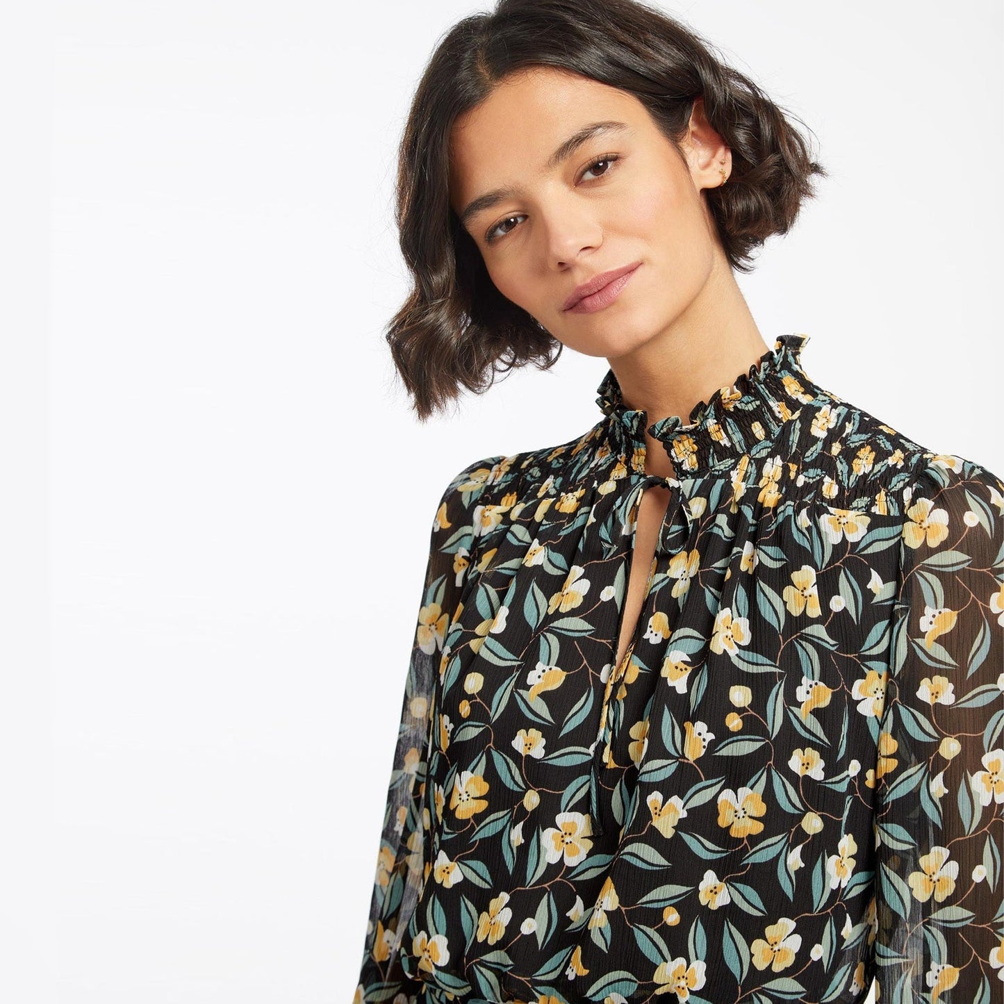 - ZOE MAXI DRESS - Navy/Yellow