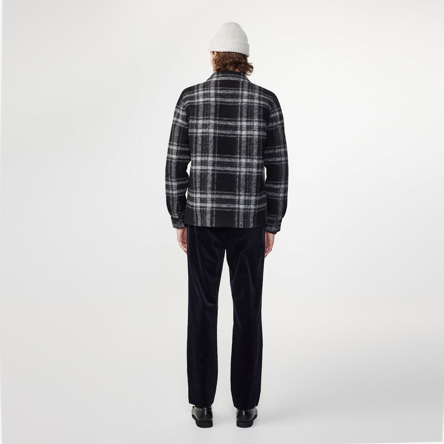 - Wilas Check Overshirt - Black