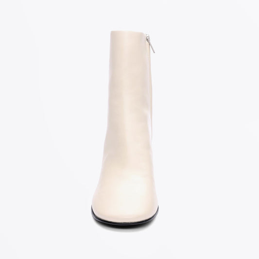 - Clone Nappa Leather Foulard boots - Tofu