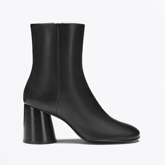 - Clone Nappa Leather Foulard Boots - Black