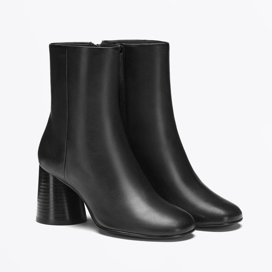 - Clone Nappa Leather Foulard Boots - Black