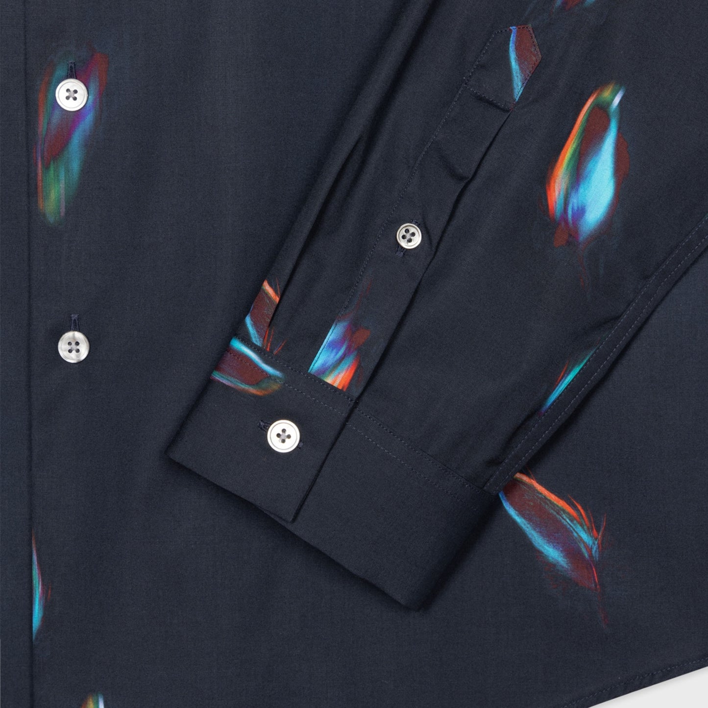 - Tailored Fit Shirt - Navy