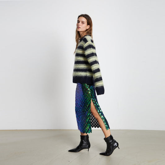 - Idun Woll Mix Sweater - Golden Yellow