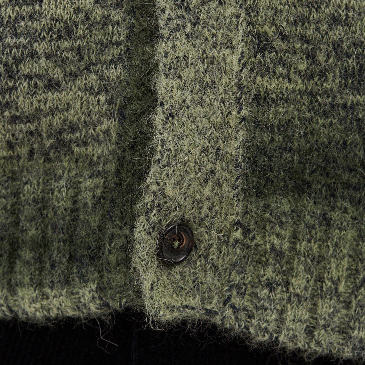 - Erik Space Dye Knitwear - Army Green