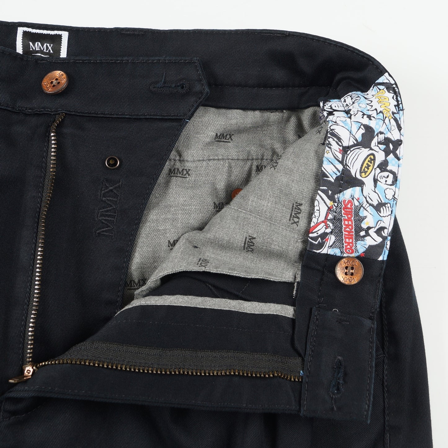 - Pardus Cropped Trousers - Dark Navy