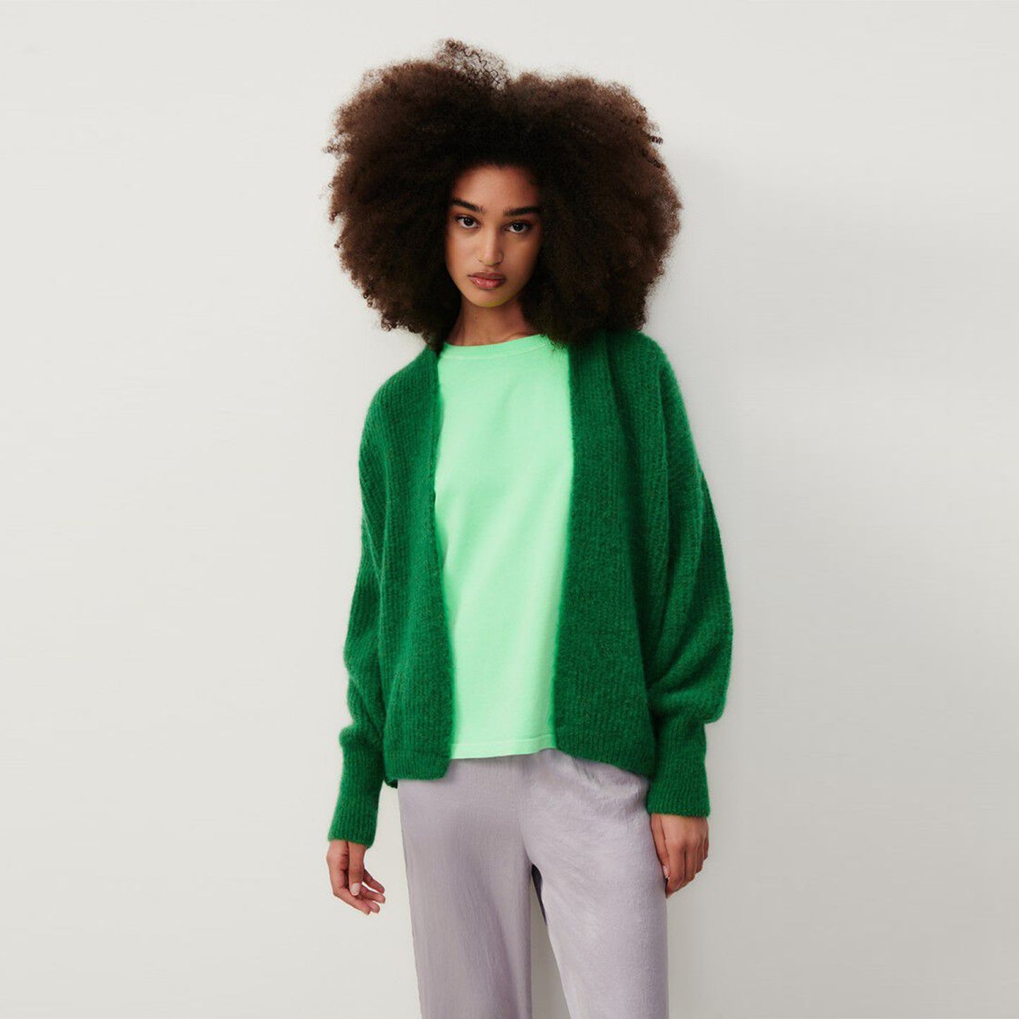 - East Cardigan - Grass Melange