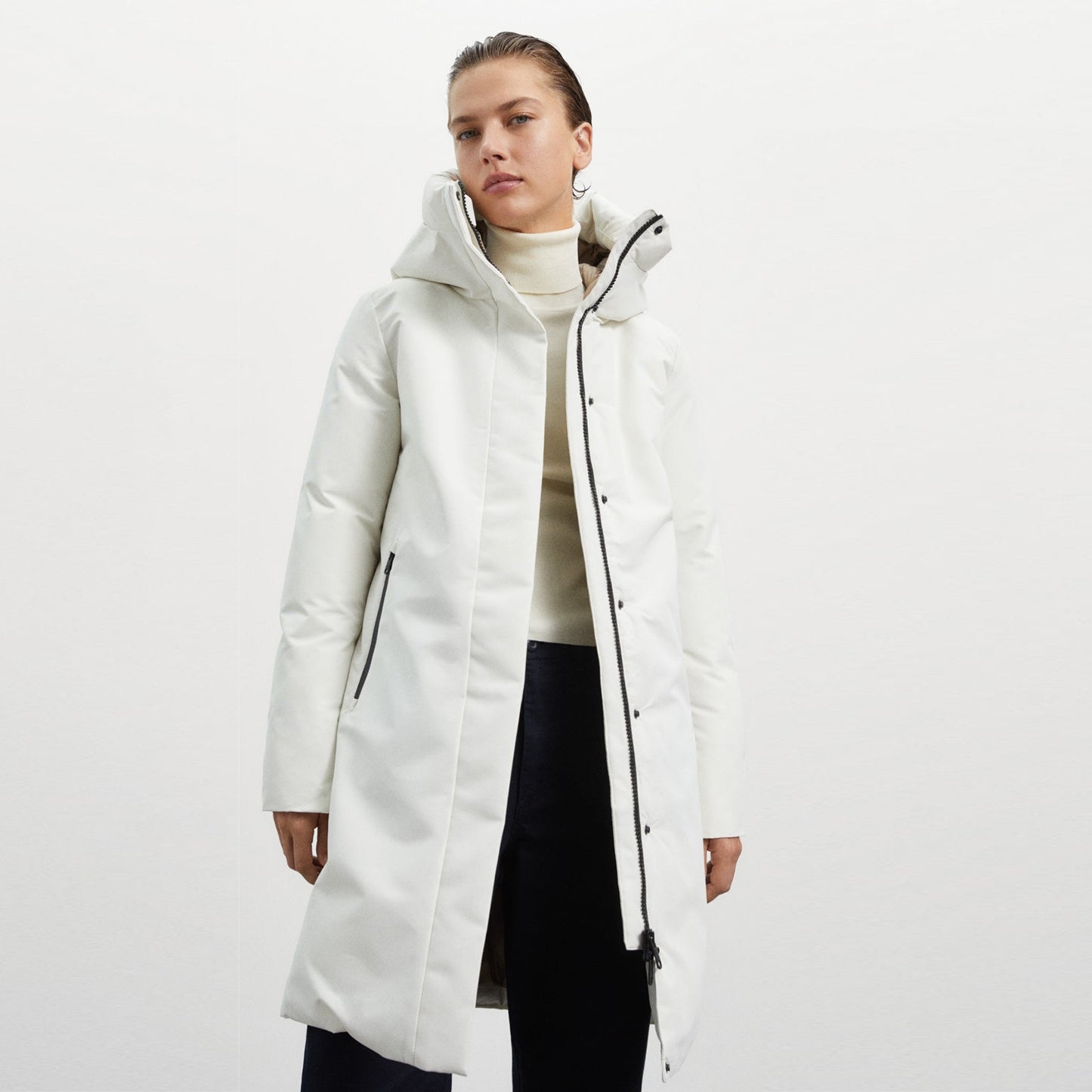 - Makalu Coat - Creamy White